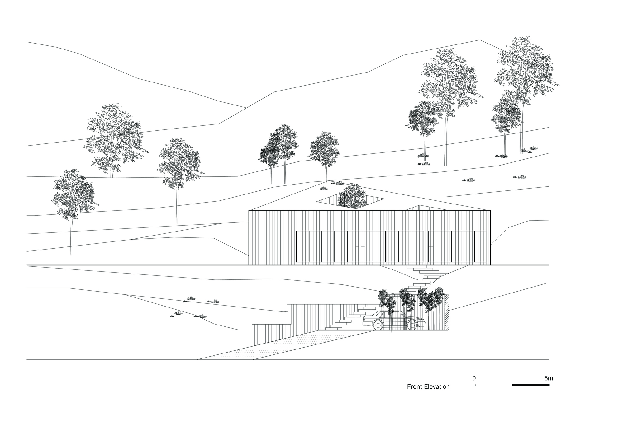 Gallery of Tilt Roof House / BCHO Architects 39