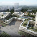 Pei Partnership Architects Wins Competition for Nanhai Cultural Center  - Facade, Cityscape