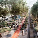 Gaeta-Springall Arquitectos gana concurso para diseñar el Parque Lineal Ferrocarril de Cuernavaca en Ciudad de México - Paisaje, Jardín, Barandas