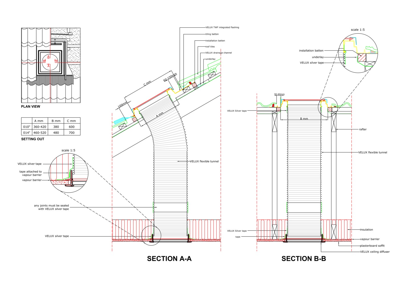 16 CAD Files of Roof Windows and Light Tubes Available for Your Next Project,TWF