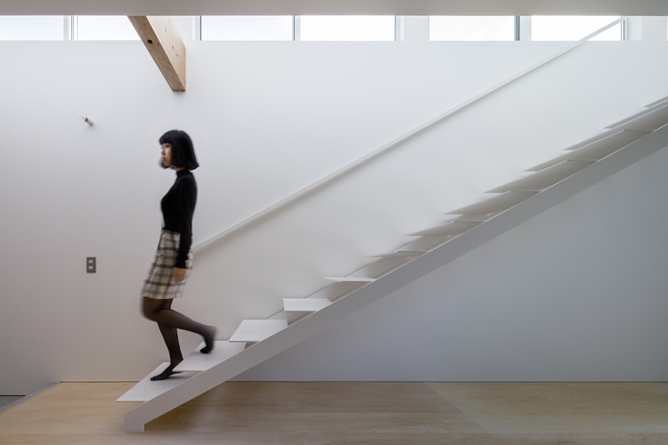 House in Futago  / Yabashi Architects & Associates - Stairs, Handrail