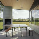 Buikberglos  / m u r m u u r Architecten - Houses, Door, Facade, Table, Lighting, Chair