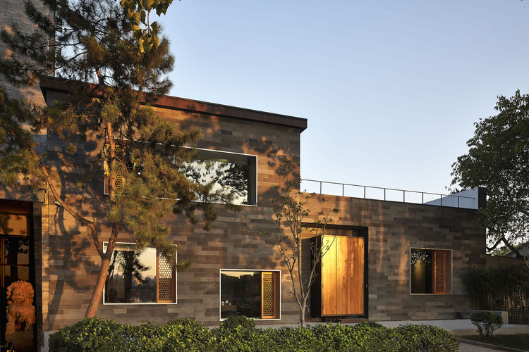 Courtyard near West Sea / META - Project - Windows, Door, Brick, Facade