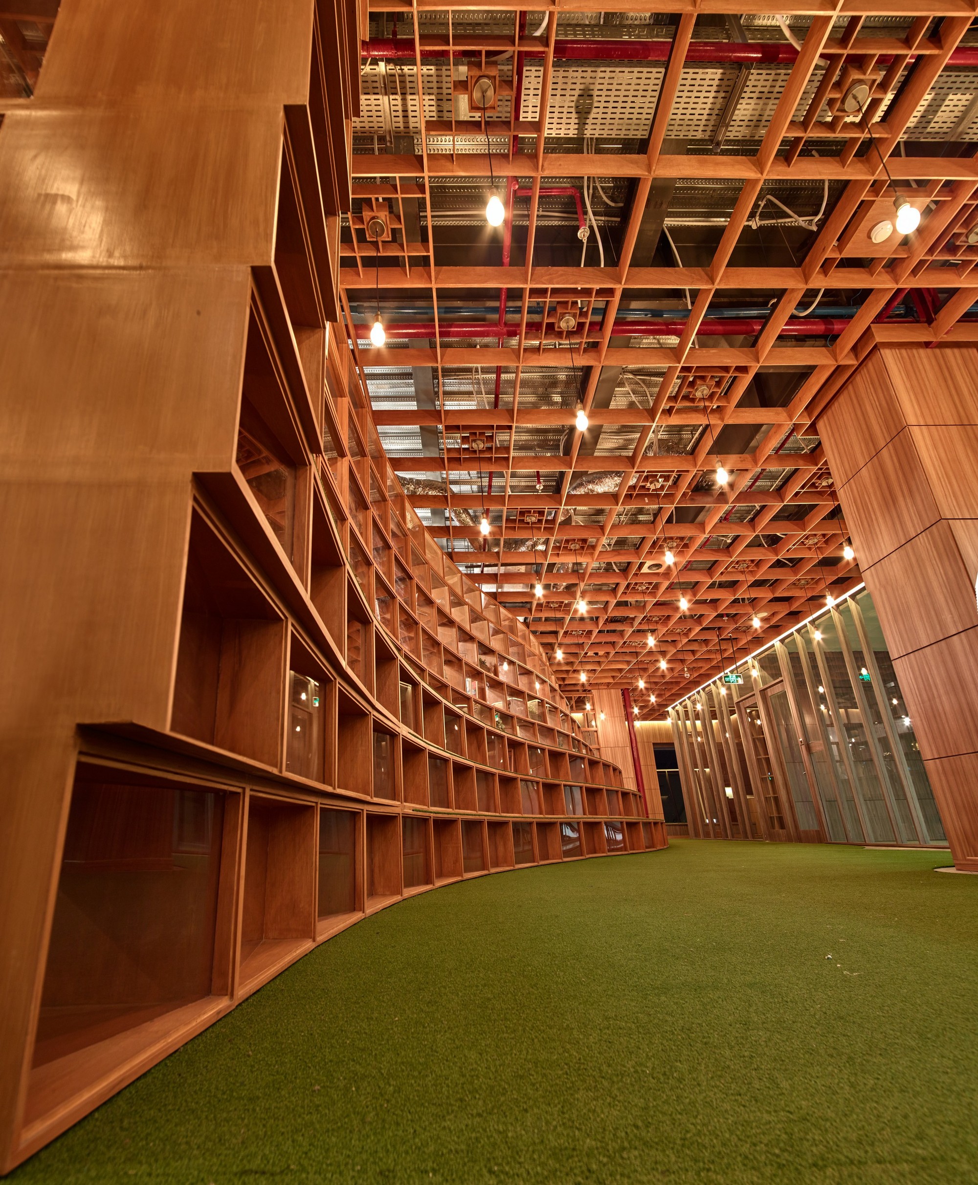 Gallery of Parabolic Plywood Office / Realrich Architecture Workshop - 13