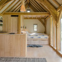 Oak Cabin  / Out of the Valley - Interior Photography, Small Scale, Beam, Countertop