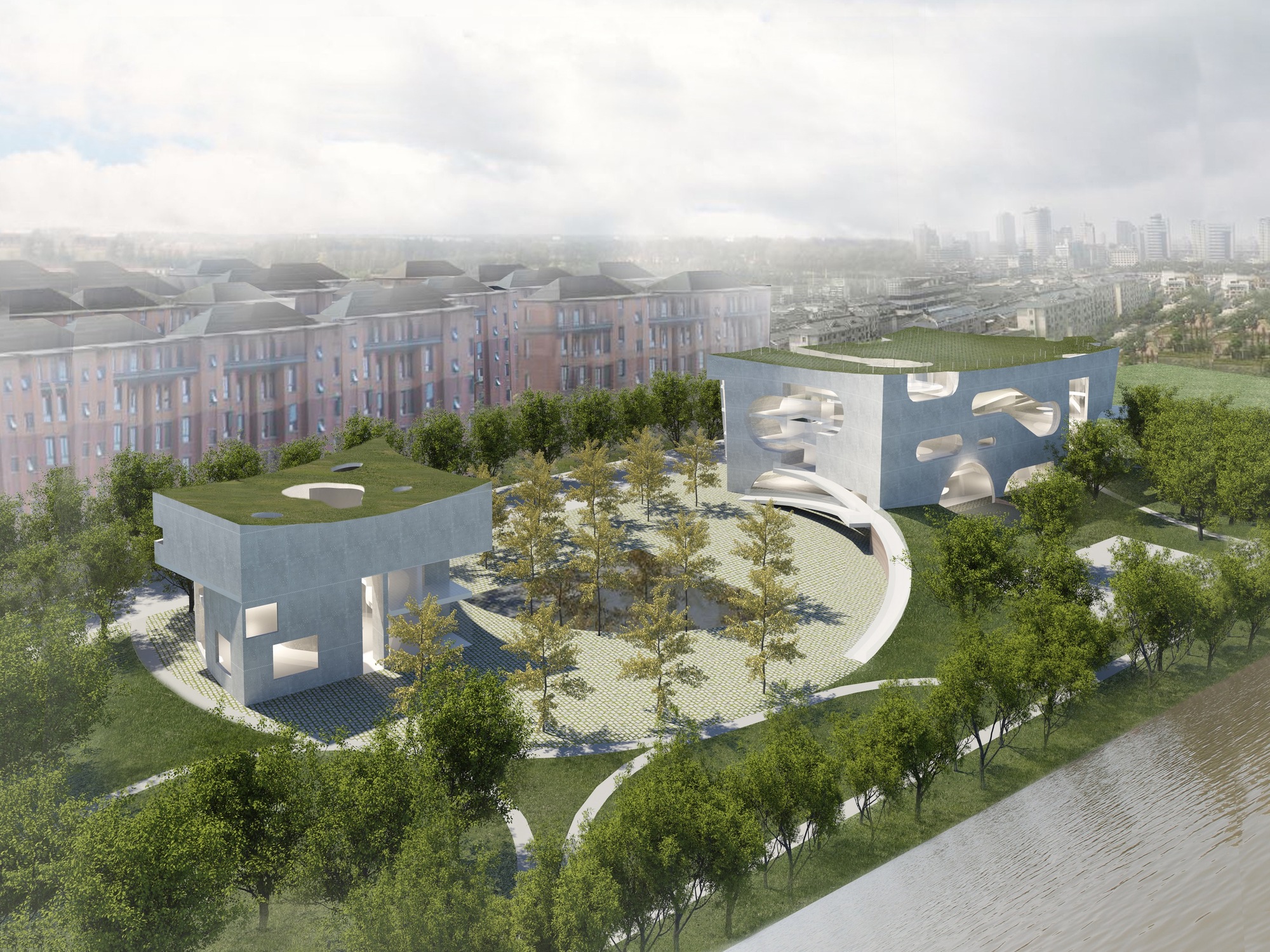 KNZWARCH様　STEVEN HOLL SCALE （送料込） Steven Holl Architects Unveils Plans for Cloud-Like Cultural