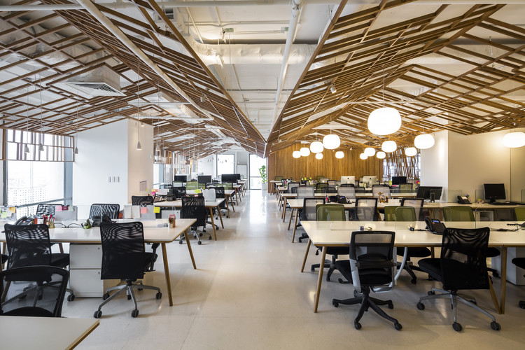 TPG Village  / KIENTRUC O - Offices Interiors, Beam, Table, Chair