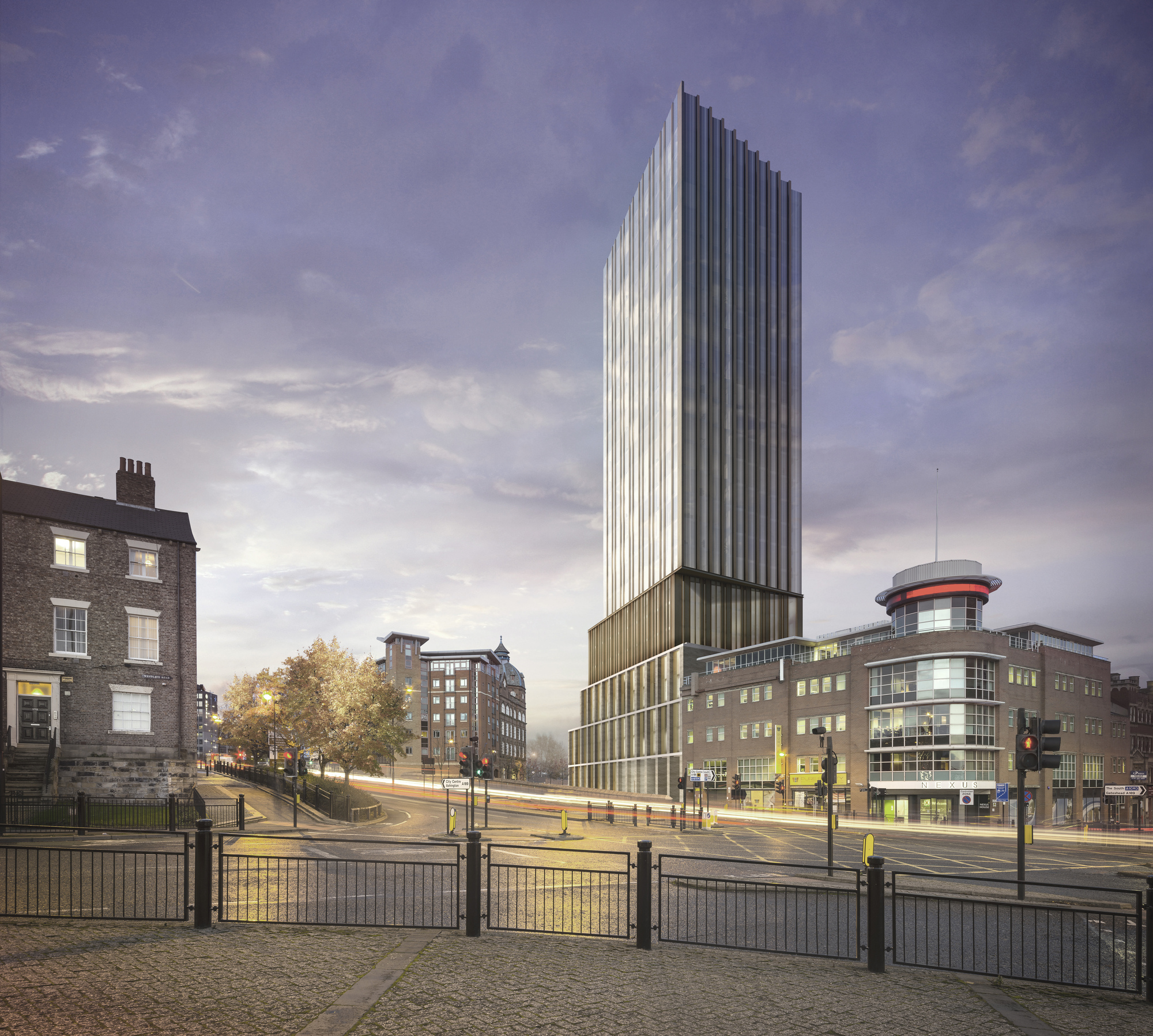 Stacked Residential Tower to One of Newcastle's Tallest
