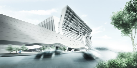 Morphosis Employs Fiber-Reinforced Facade for Kolon Headquarters in Seoul - Image 4 of 38