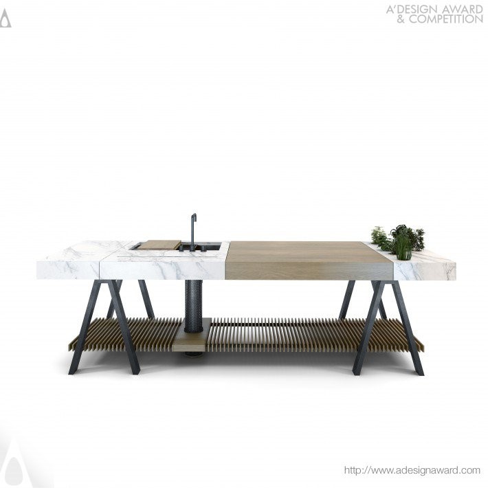 Banco Kitchen Table by La Agencia. Image Courtesy of A' Design Award