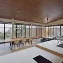 Stilted House / Wang Hsiao-Kuei Architecture Studio - Interior Photography, Houses, Beam, Table, Chair