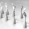 Zaha Hadid-Designed Statuettes for BRIT Awards 2017 Unveiled - Image 1 of 4