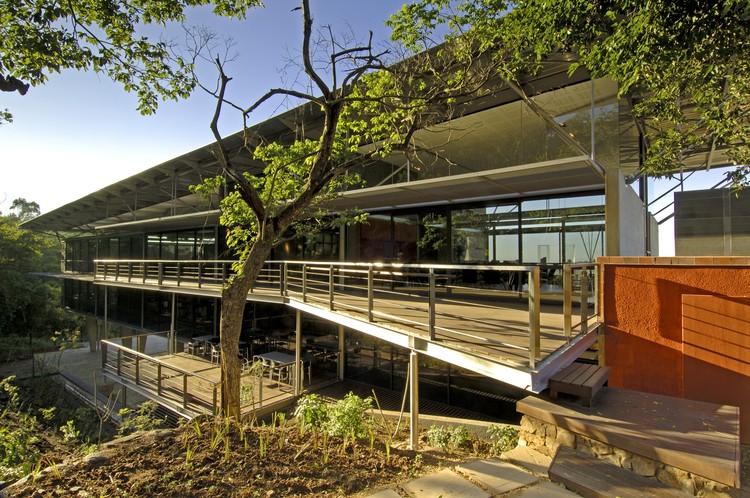 EPA Studio / Elphick Proome Architects  - Institutional Buildings, Garden, Facade, Beam, Handrail