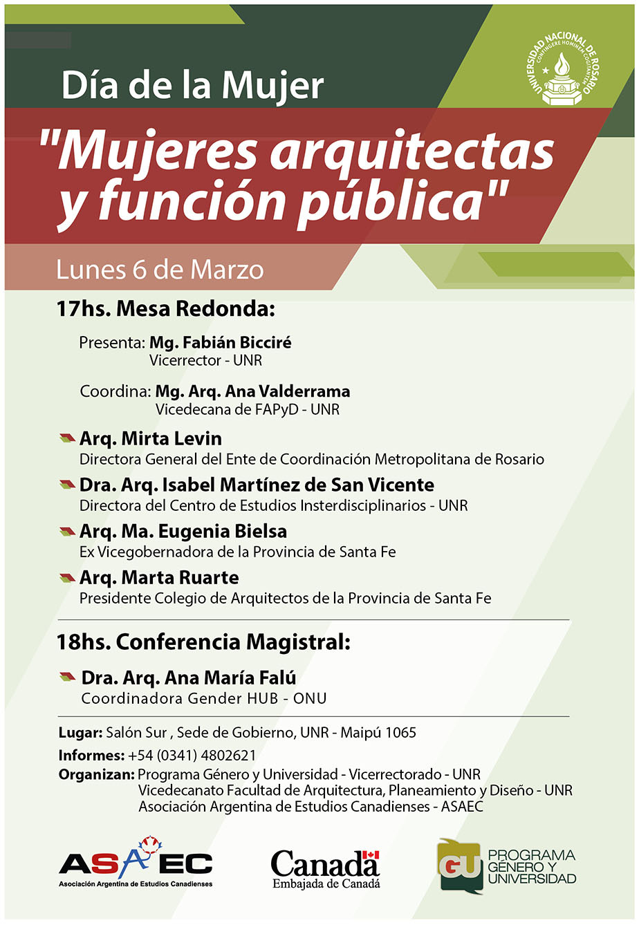 Ciclo De Encuentros Mujeres Arquitectas 2017 Rosario Argentina Archdaily México