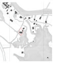Backwater Location plan - Ng&ocirc;i nh&agrave; với 3 khối m&aacute;i dốc được ốp gỗ ấn tượng