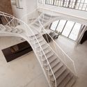 Loft Panzerhalle / smartvoll - Loft, Stairs, Handrail, Facade, Door