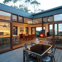 Mornington Beach Houses / Third Skin - Houses, Patio, Door, Facade, Beam, Table, Chair, Lighting