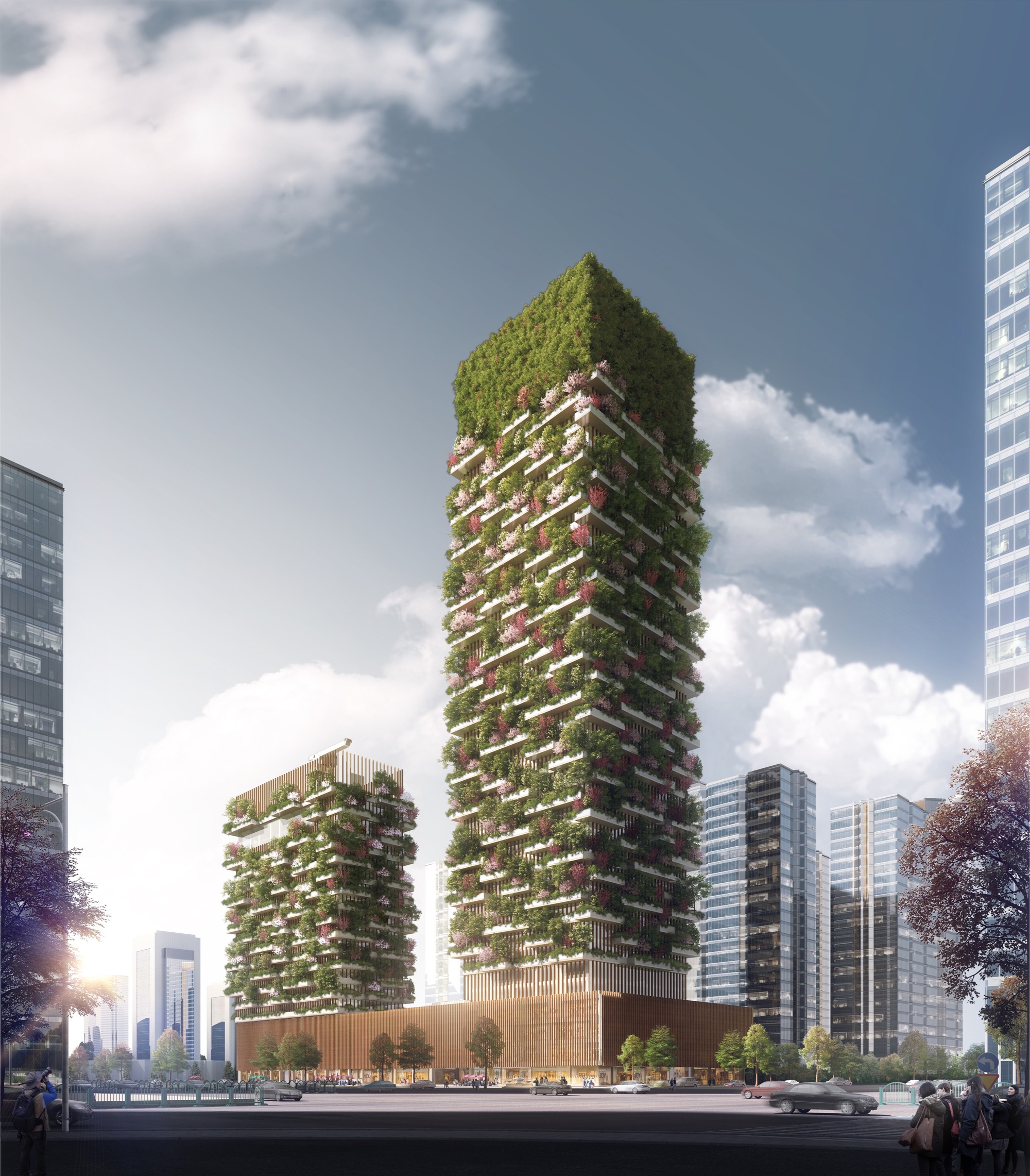 Stefano Boeri Architetti revela projeto para torre com floresta