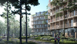 Kjellander Sjöberg Designs Four Cross-Laminated Timber Blocks to Enrich the Uppsala Cityscape