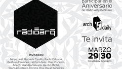 Décimo aniversario de Radio Arquitectura. ¡Sorteamos 5 cortesías dobles!