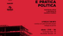 Conferência "A pureza é um mito", com Paola Berenstein Jacques