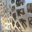 Big Data Becomes Architecture in This CNC-Milled Screen Wall for IBM - Image 1 of 4