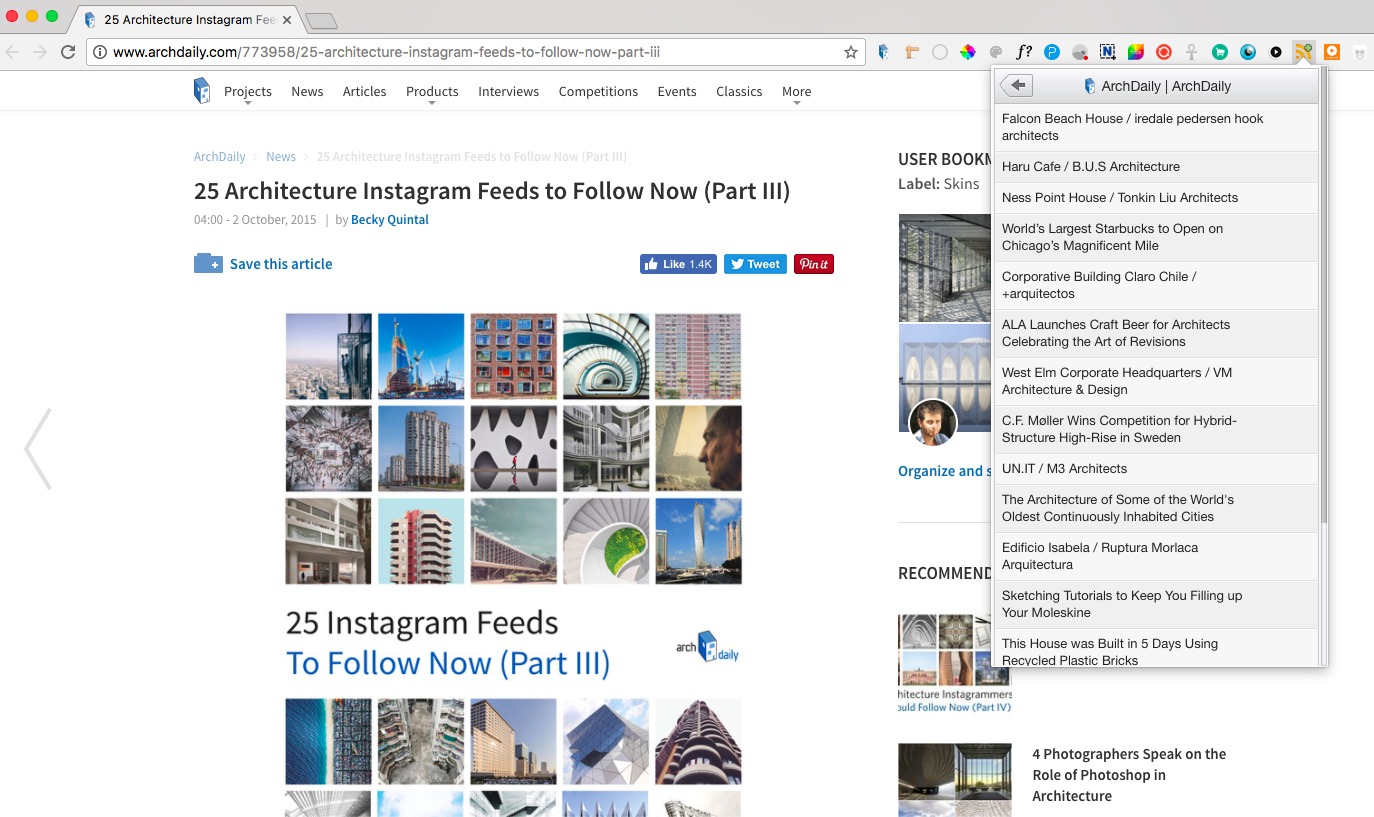 Gallery of 14 Chrome Extensions to Make Your Architecture Browsing More ...