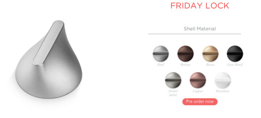 BIG 事务所联手 Friday Labs 设计了世界上最小的智能锁!