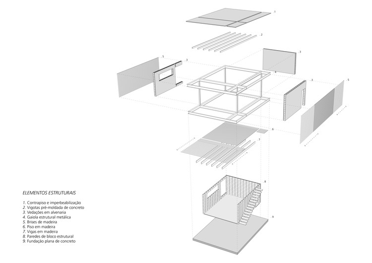 Exploded structure