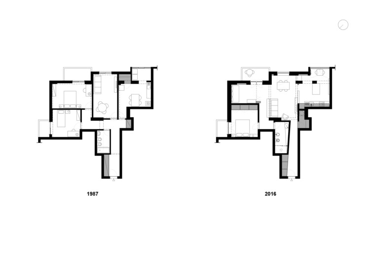 Planta - Antes / Depois