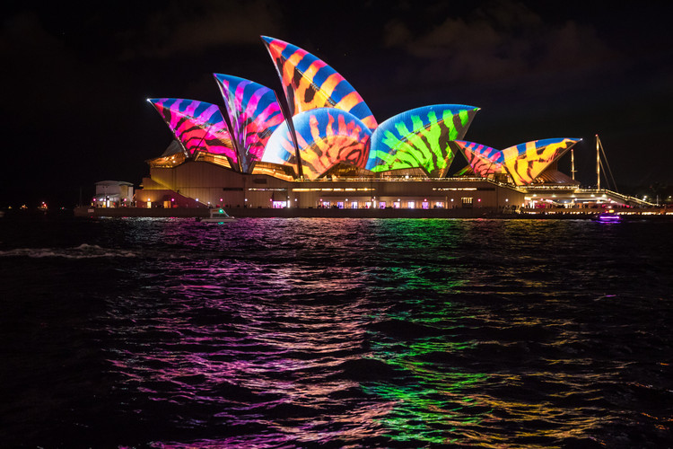 Lighting the Sails of the Sydney Opera House