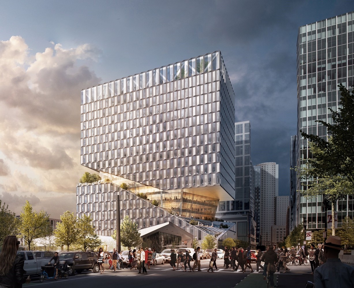 画廊 OMA 新作:被击中的建筑‘墙裂’ - 1