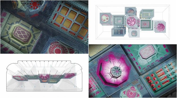 Parallax Gap - American Architecture Celebrated on Smithsonian Gallery Ceilings - More Images