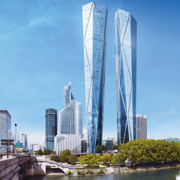Hermitage Plaza / Foster + Partners. Image Cortesia de Paris La Défense