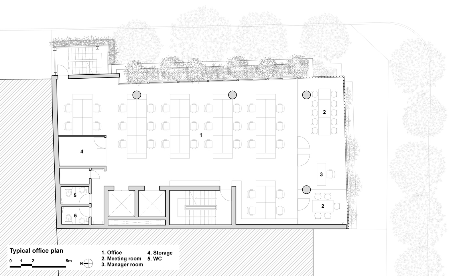 Gallery of VTN Architects Design Stacked Glass Block Headquarters in Ho