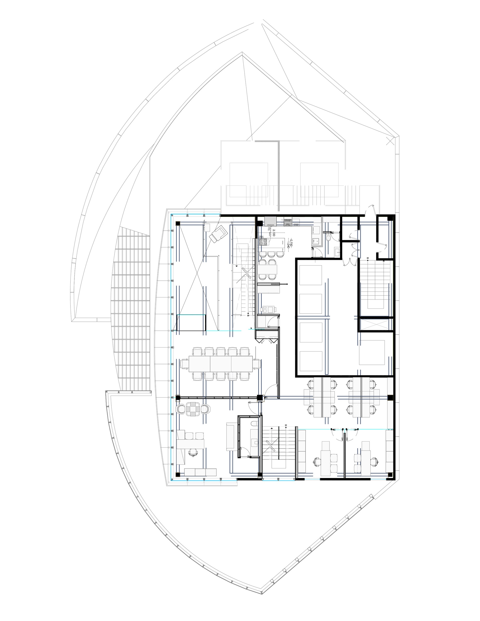 Galería de Oficinas corporativas Advance Real Estate / ArquiPartners 15
