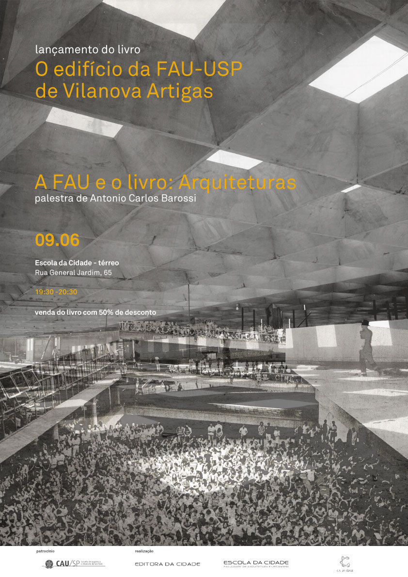 Editora da Cidade promove relançamento do livro 'O edifício da FAU