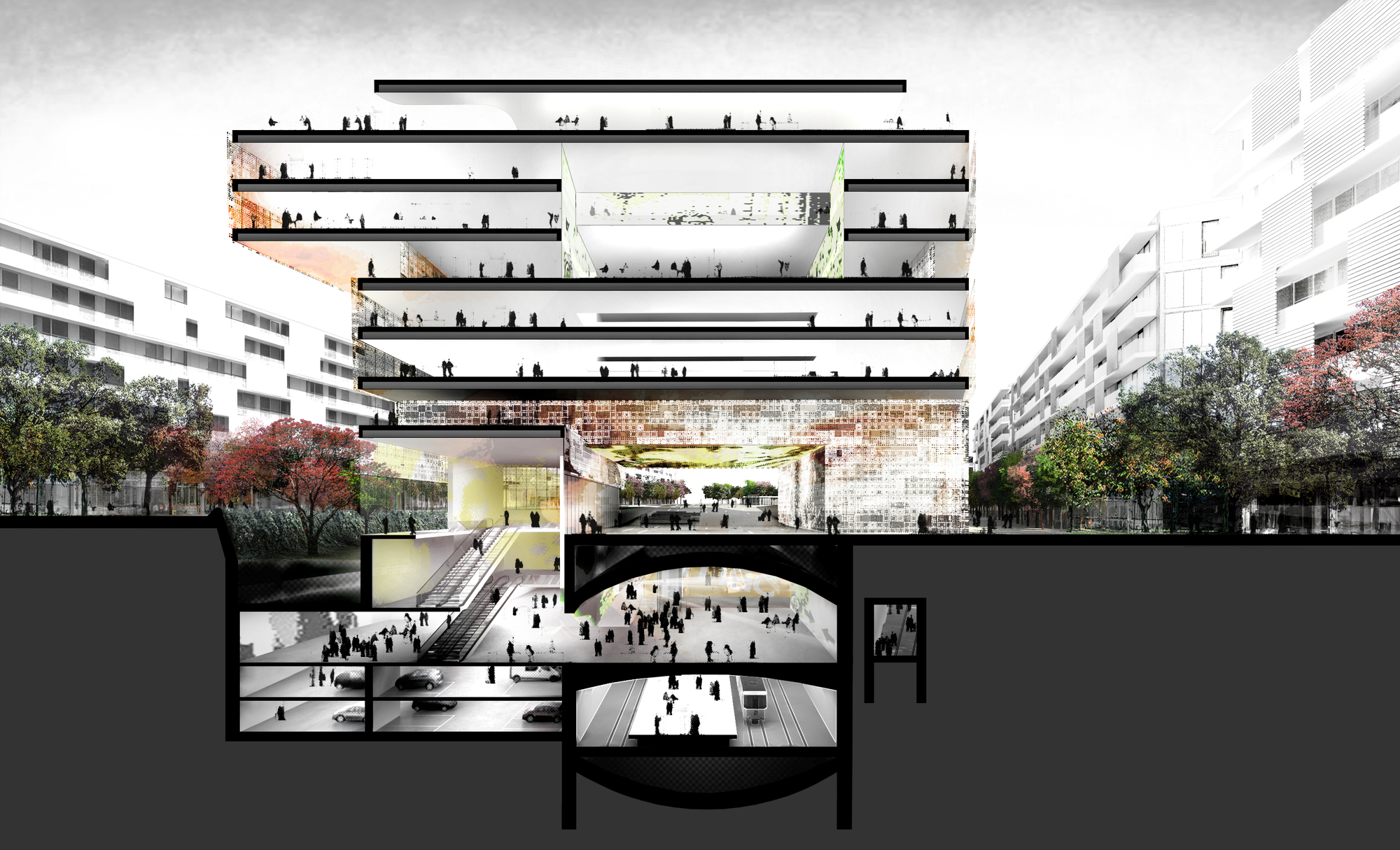 Gallery of A Selection of Impressive Perspective Sections - 9