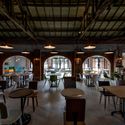 Brick Yard 33 1/3 / HC SPACE DESIGN - Interior Photography, Fitness Club, Beam, Table, Chair