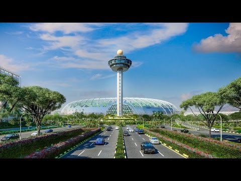 新加坡樟宜机场将兴建世界最高室内瀑布 - 2 的图像 5