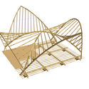 Bamboo Showcases its Flexibility in Hyperbolic Pavillion - Image 3 of 4