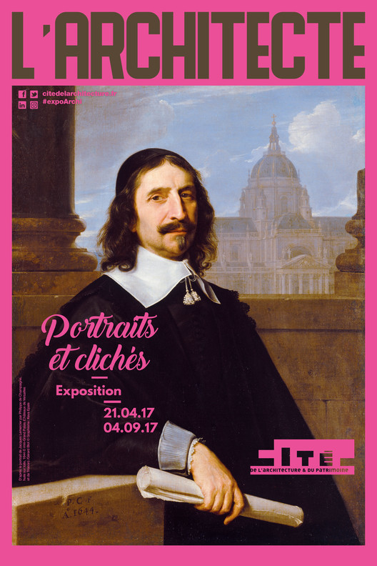 Poster da Exposição. Image Cortesia de L’Architecte Portraits et clichés
