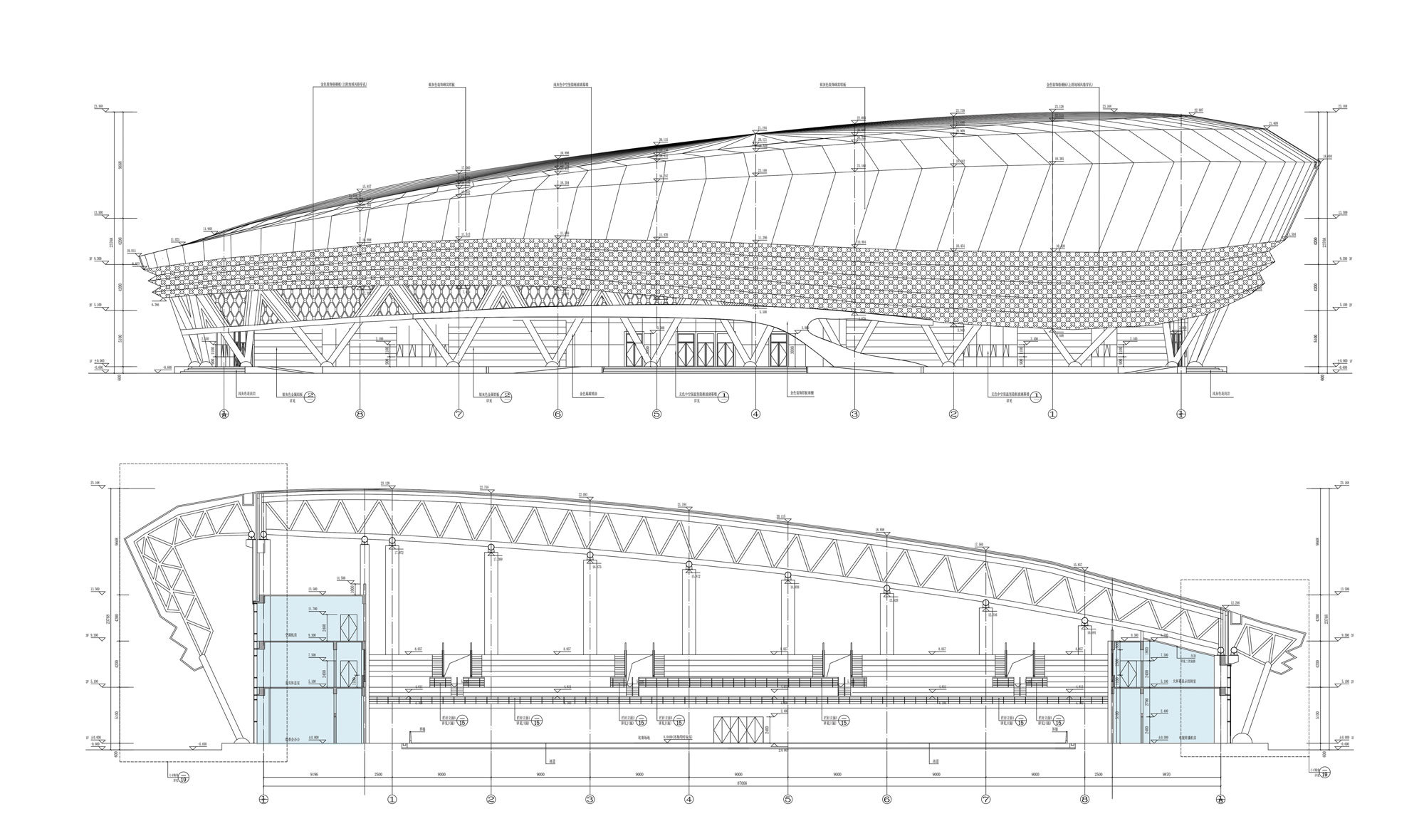 Gallery of Ice Sports Center of the 13th China National Winter Games