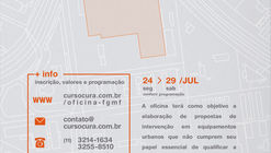 FGMF Arquitetos realizará Workshop no CURA no final de Julho