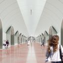 不同于以往的俄罗斯风格，Blank Architects 赢得莫斯科地铁站设计竞赛 - Image 1 of 4