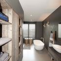 Villa E / MARC architects - Houses, Bathroom, Sink, Countertop, Bathtub, Chair