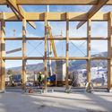 In Progress: Amatrice Refectory  / Stefano Boeri Architetti - Beam, Facade, Column, Steel