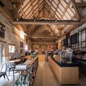 St. Gerlach Pavilion and Manor Farm / Mecanoo - Interior Photography, Kitchen, Wood, Table, Beam, Chair