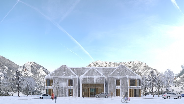 Civic: Tabanlioglu Architects / Husame Koklu Women’s Community and Production Center. Image Cortesia de WAF