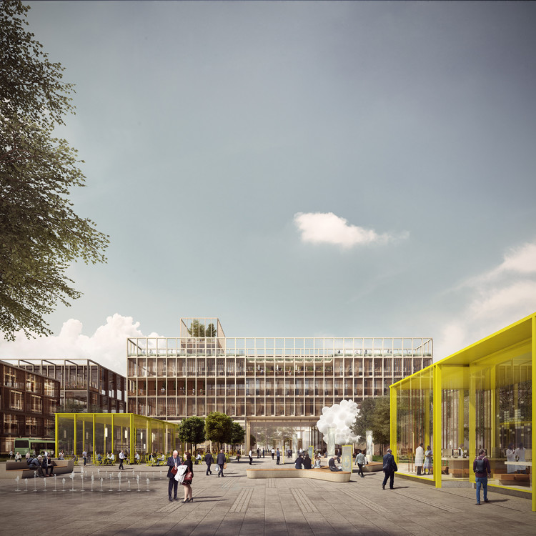 Health: Haptic Architects & Nordic - Office of Architecture / London Cancer Hub. Image Cortesia de WAF